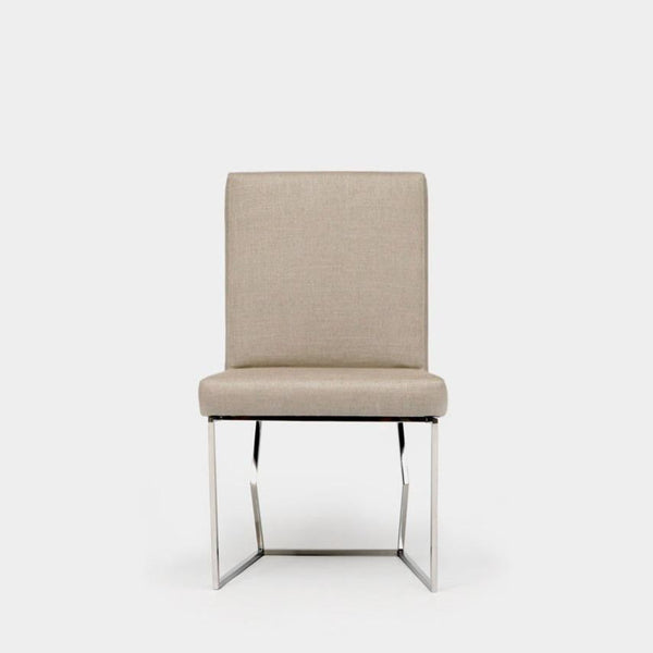 Artless C2 Dining Chair Hopsack Linen Matte Black 