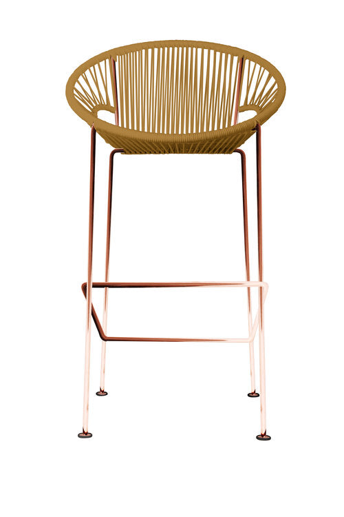 Innit Puerto Bar Height Stool - Copper Frame