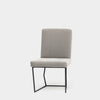 Artless C2 Dining Chair Smoke Velvet Matte Black 