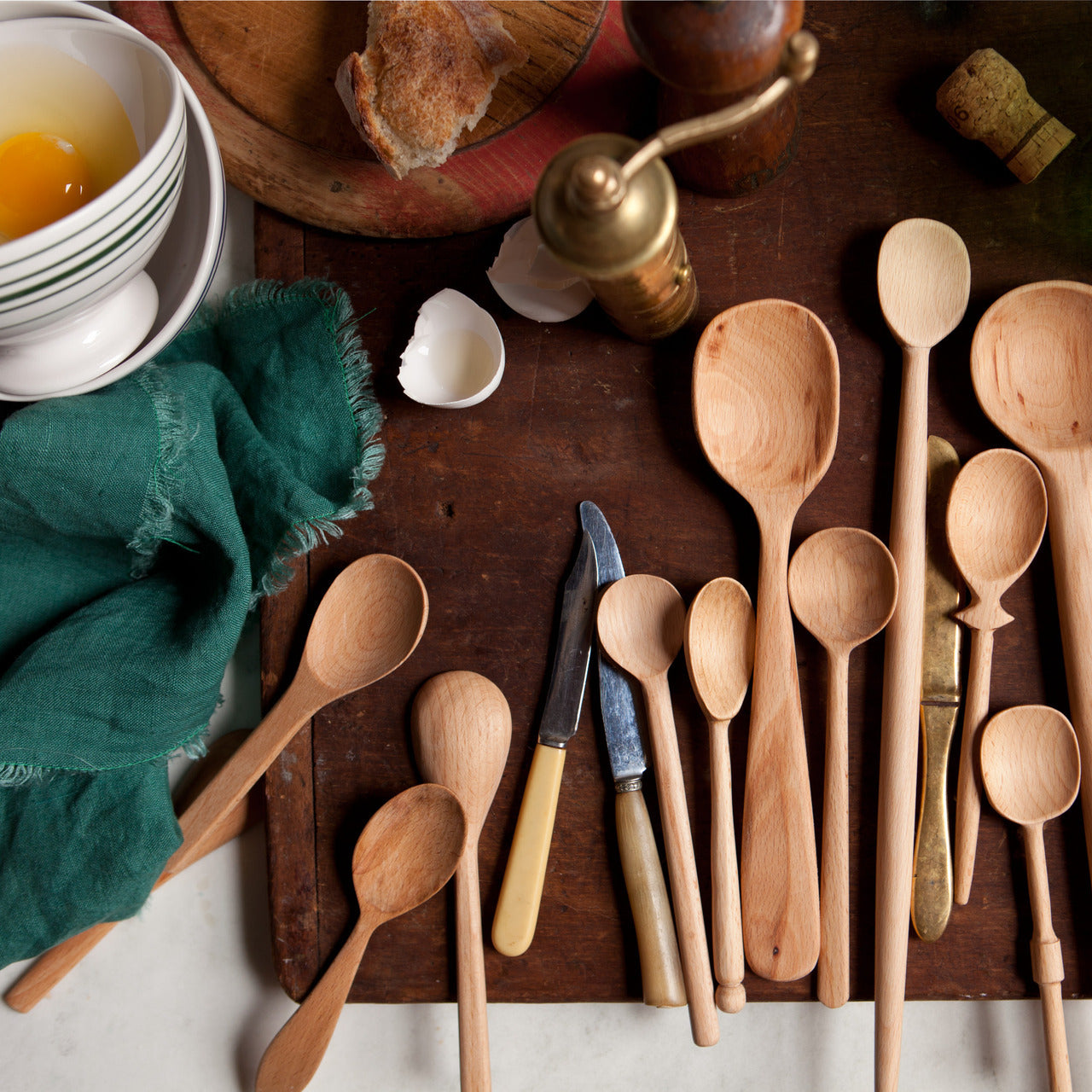 The Sourdough School - Hand Carved Wooden Spatula