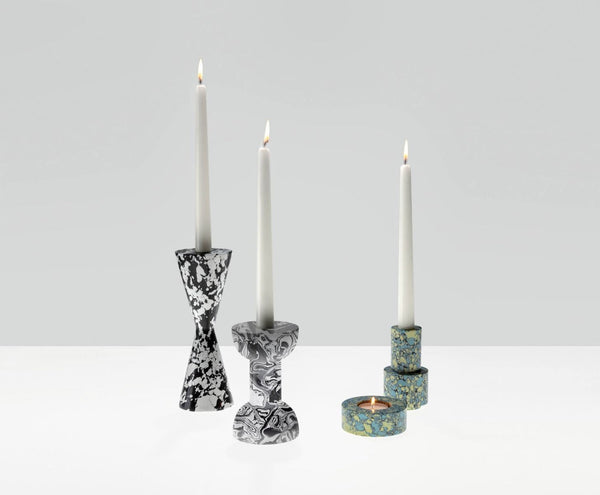 Tom Dixon Swirl Dumbbell Candleholder 